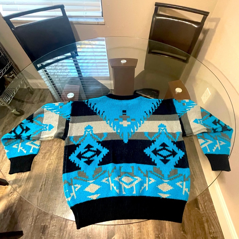 Vintage Aztec print sweater